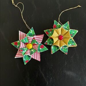 Vintage Festive Star Ornaments